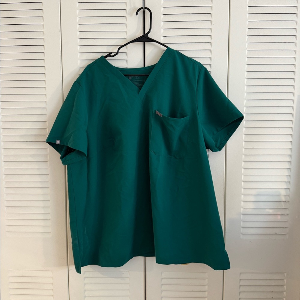Figs Catarina One Pocket Scrub Top, Size 4XL